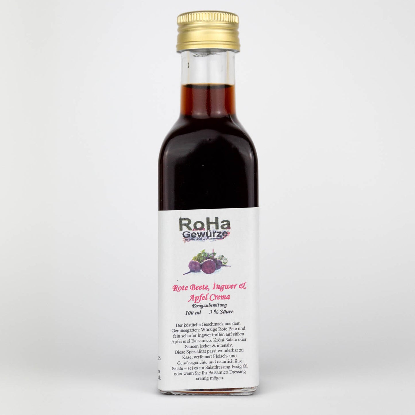 Rote Bete, Ingwer & Apfel Crema 3 %